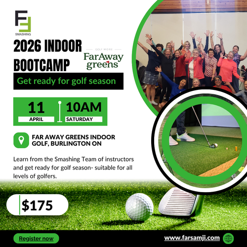 2026 Indoor Smashing Bootcamp - Sat April 11th at  Far Away Greens Indoor Golf